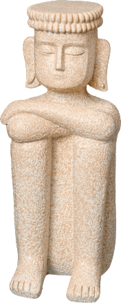 Dekofigur, creme (11x9x22cm) keine Marke