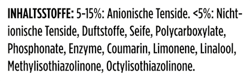 Vollwaschmittel Flüssig Magic Wash Quick & Care Coral