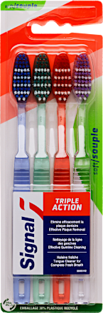 Fogkefe soft Triple Action (többféle) Signal