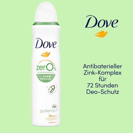 Deospray mit Gurkenduft & Zink-Komplex Dove