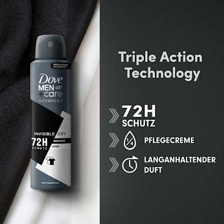 Antitranspirant Deospray Advanced Invisible Dry  Dove MEN+CARE
