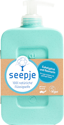 100% natürliche Flüssigseife Eukalyptus und Rosmarin Seepje