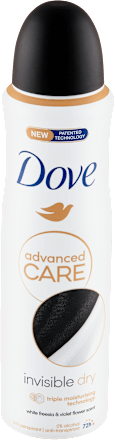Dámsky antiperspirant v spreji Advanced Care Invisible Dry White Freesia & Violet Flower Dove