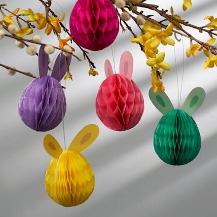 Wabenhase aus Papier Dekorieren & Einrichten