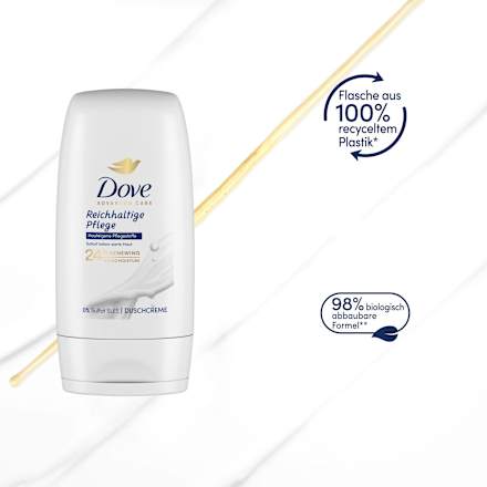 Duschcreme Reichhaltige Pflege, Reisegröße Dove