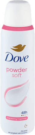 powder soft antiperspirant sprej Dove