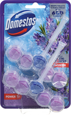 WC obešanka Power 5 Lavender Domestos