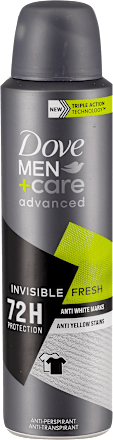 advanced INVISIBLE FRESH anti-perspirant dezodorans sprej Dove MEN+CARE