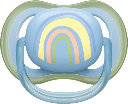 Schnuller ultra air Silikon, blau/grün, 0-6 Monate PHILIPS AVENT