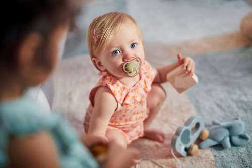 Schnuller ultra air Silikon, türkis/lila, 0-6 Monate PHILIPS AVENT