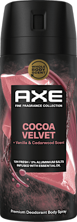 Deospray Fine Fragrance Cocoa Velvet AXE
