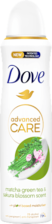Deo spray, Advanced Care - Matcha Green Tea & Sakura Blossom Scent Dove