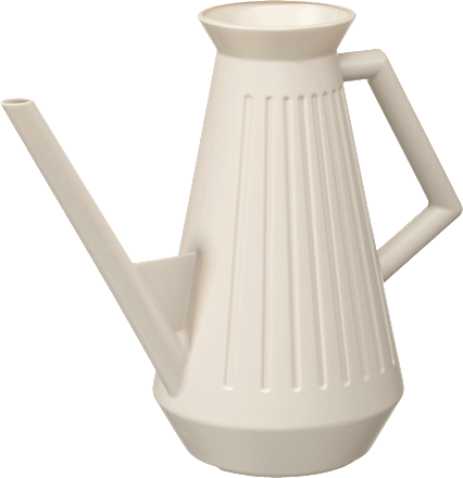 Gießkanne aus Kunststoff, beige (Volumen: 1,8 l) keine Marke