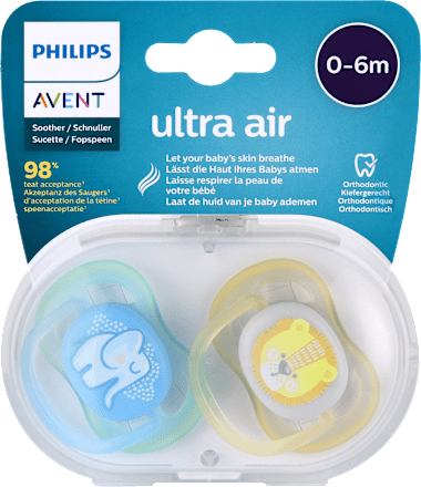 ultra air duda varalica, 0 – 6 mj. – plava i žuta PHILIPS AVENT