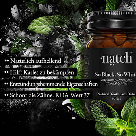 Zahnputztabletten So Black,So White natch