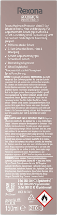 Antitranspirant Deospray Maximum Protection Clean Fresh Rexona