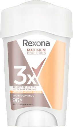 Antitranspirant Deocreme Maximum Protection Sports Control Rexona
