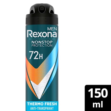 Antitranspirant Deospray Nonstop Protection Thermo Fresh Rexona men