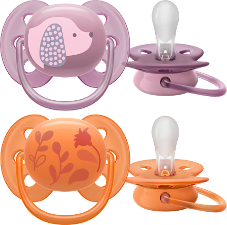 ultra soft duda varalica, 6 – 18 mj. – ljubičasta i narančasta PHILIPS AVENT