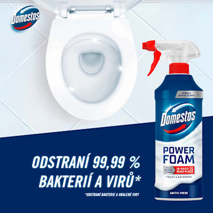 WC pěna ve spreji Power Foam Arctic Fresh Domestos