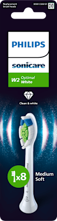náhradní hlavice Optimal White, Medium Soft bílé Philips Sonicare