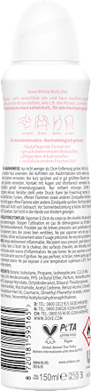 Deospray Sensitiv Whole Body Himbeer- & Rosenduft Dove