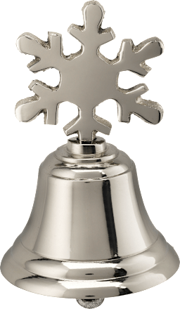 Metallglocke, Schneeflocke & Baum Dekorieren & Einrichten