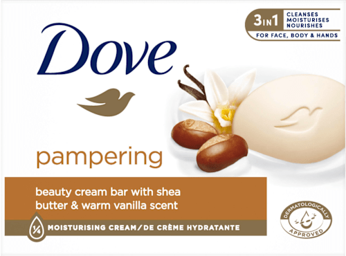 Seifenstück fest mit Sheabutter Dove