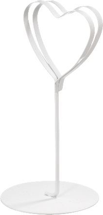 Kartenhalter Herz, weiß keine Marke