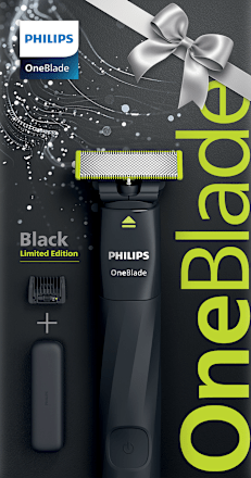 Poklon-paket OneBlade Black PHILIPS OneBlade