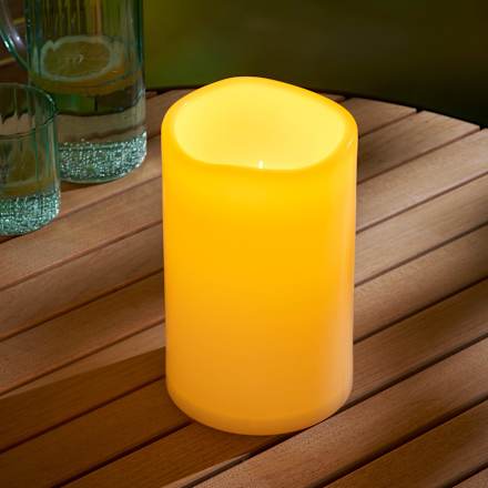 LED Outdoorkerze (20 cm) Dekorieren & Einrichten