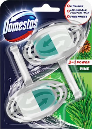 3u1 Power Pine osvježivač za WC, 2 x 35 g Domestos