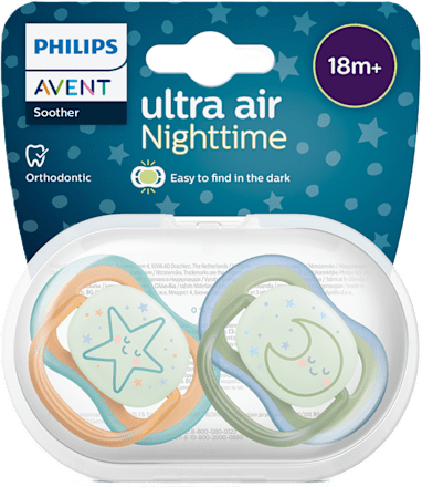 Smoczek Ultra Air nighttime 18m+ neutral PHILIPS AVENT