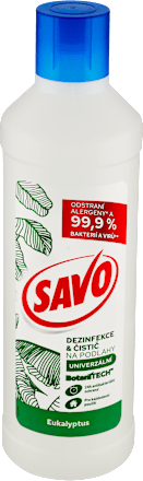 Dezinfekcia a čistič na podlahy BotaniTECH Eukalyptus   SAVO