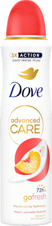 Antitranspirant Deospray Advanced Care Pfirsich & weißer Blütenduft Dove