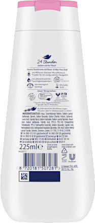 Duschcreme Advanced Care summer care mit Rosen- & Aloe Vera Duft Dove