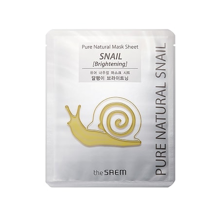 Mască față iluminantă cu extract de melc The SAEM