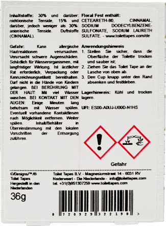 WC-Stein Toilet Block Floral Fest toilet tapes ECO