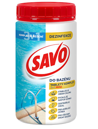 Tablety Do bazénu Mini komplex 3v1 SAVO