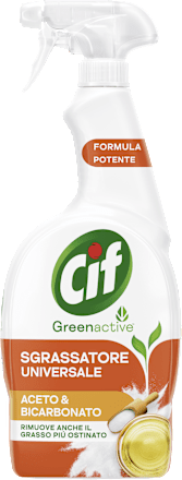 Spray Greenactive Sgrassatore Universale aceto e bicarbonato Cif