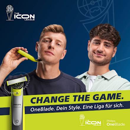 Elektrischer Rasierer, OneBlade Face Original QP2724/20           PHILIPS OneBlade