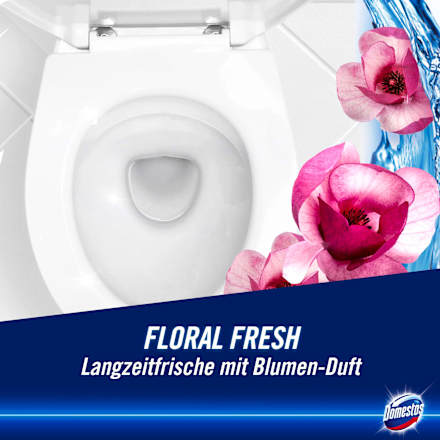 WC-Reiniger Gel Kraft & Frische Floral Fresh  Domestos