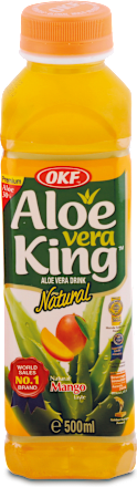 Nealkoholický nesýtený nápoj Aloe vera King Natural Mango OKF