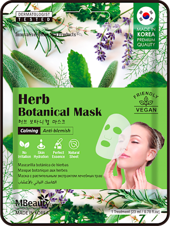 Herb Botanical sheet maska za umirenje kože lica MBeauty