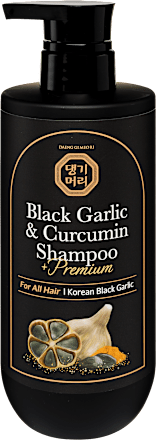 Sampon Black Garlic & Curcumin, minden hajtípusra DOORI