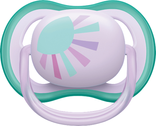 Schnuller ultra air Silikon, türkis/lila, 0-6 Monate PHILIPS AVENT