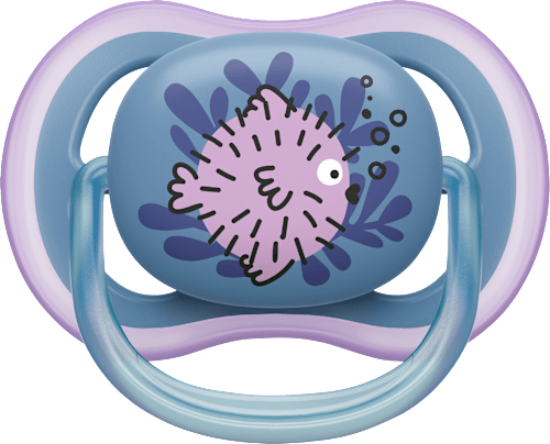 Schnuller ultra air Silikon, blau/rosa, 6-18 Monate PHILIPS AVENT