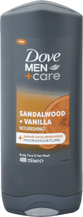 Sprchovací gél Sandalwood + Vanilla Nourishing Dove Men+Care