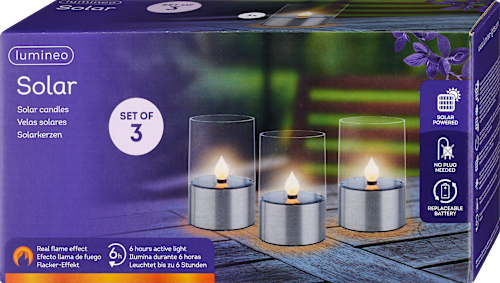 Solarkerzen, Edelstahlboden Dekorieren & Einrichten