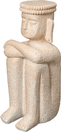 Dekofigur, creme (11x9x22cm) keine Marke